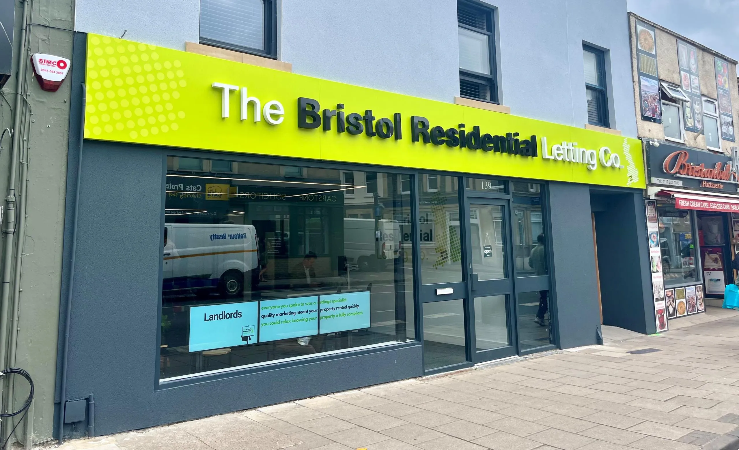 The office front on Gloucester Road