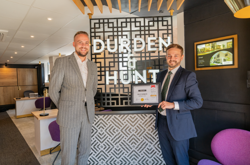 Durden & Hunt Wins Gold Letting Agent Award