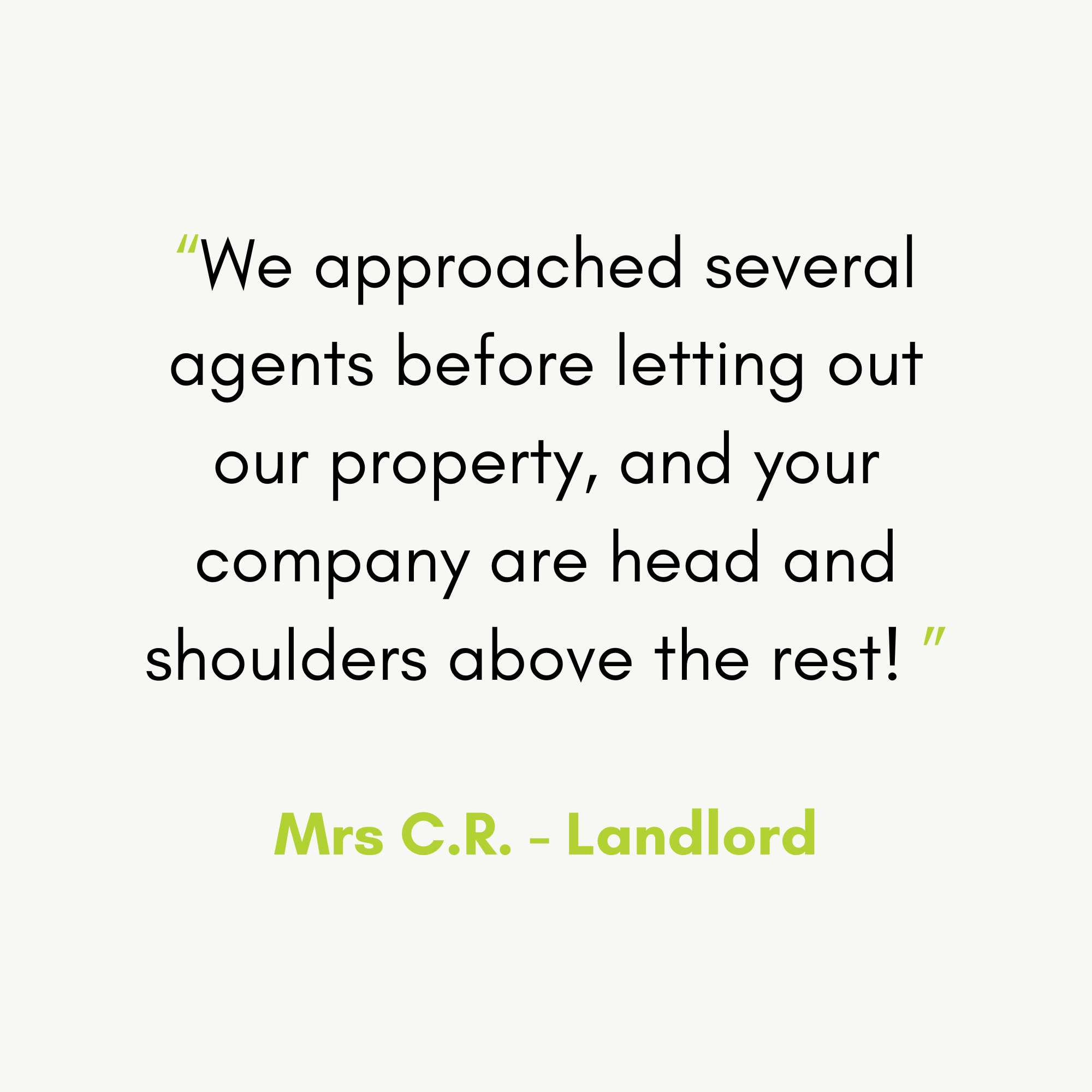 testimonial from happy landlord
