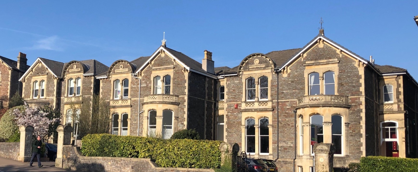 Elegant houses in Clifton