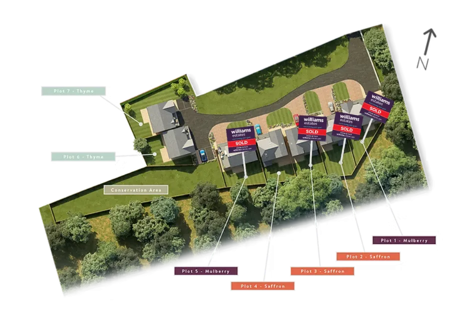 Site map of Saith - Prestatyn - Family Homes