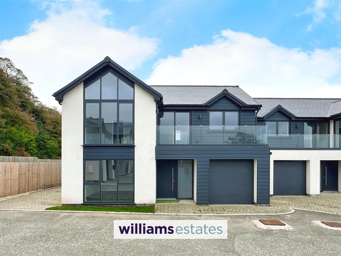 Thyme property exterior with private garden, driveway, and hillside views