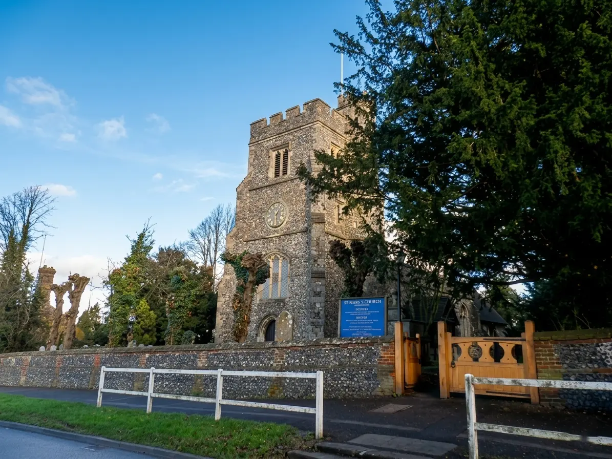 St Giles Church in South Mimms